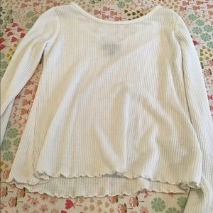 white art class kids long sleeve shirt